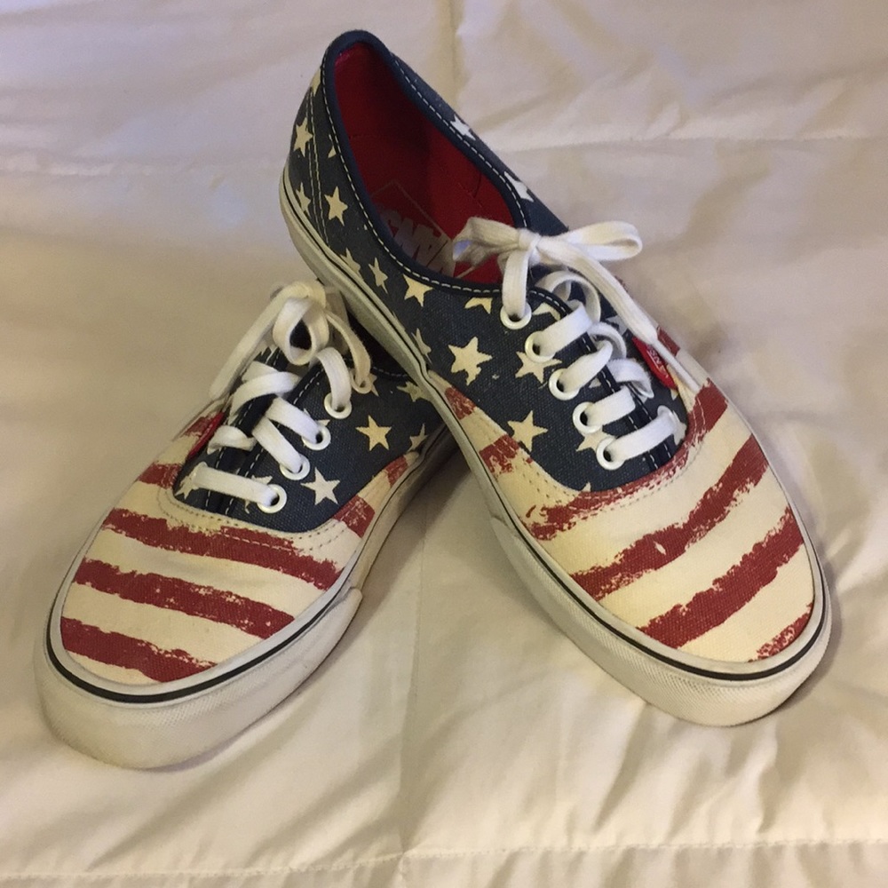 American Flag Vans 🇺🇸